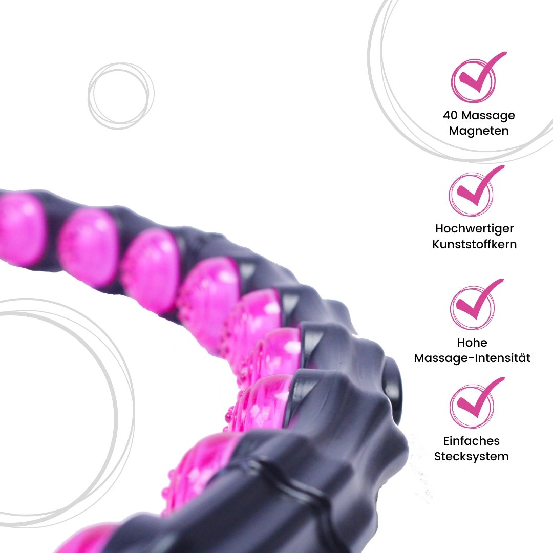 BUBBLE - 1,7 kg Massage-Magnet Hula-Hoop - Hulla Milla