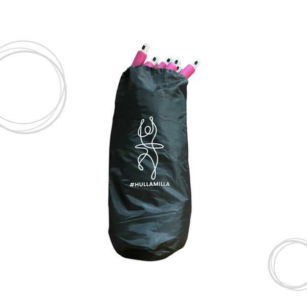 Bundle Accessories: Hula-Hoop Tasche, Anti-Rutsch-Socken, Bauchgürtel und Equipment-Set - Hulla Milla