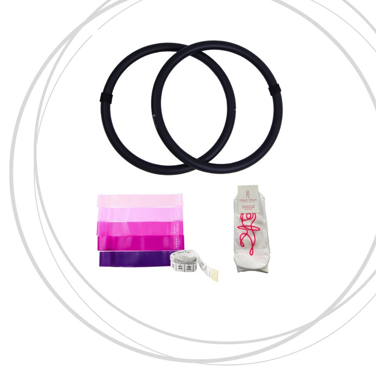 Bundle Arm-Paket: Arm-Hoops & Anti-Rutsch-Socken & Equipment-Set