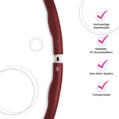 CURVY - Big Size Hula-Hoop - Dunkelrot - Hulla Milla