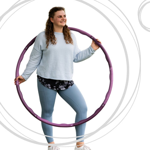 CURVY - Big Size Hula-Hoop - Lila - Hulla Milla