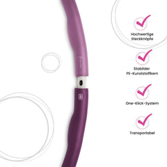 CURVY - Big Size Hula-Hoop - Lila - Hulla Milla