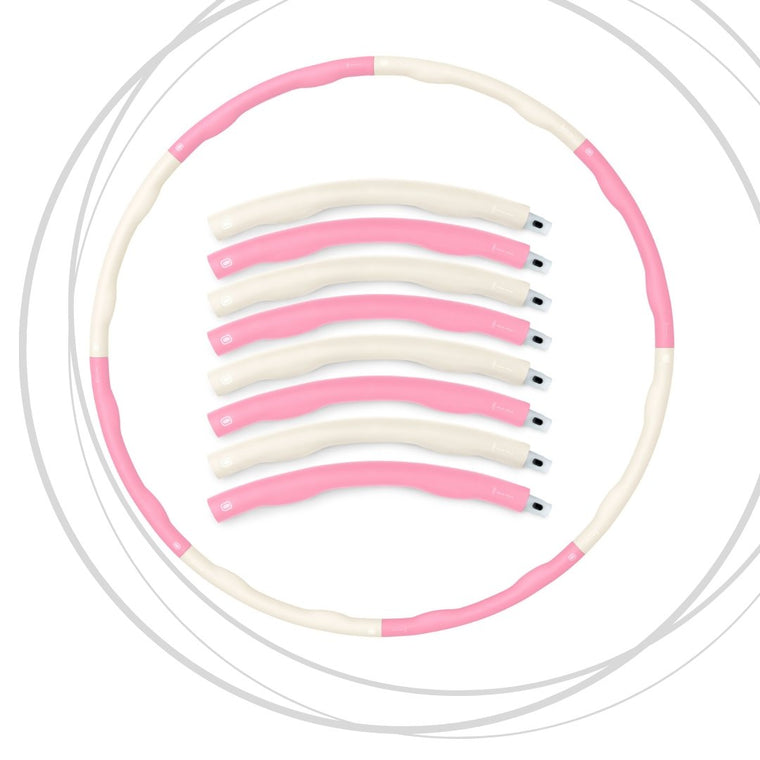 CURVY - Big Size Hula-Hoop - Rosa-Creme