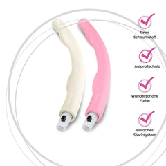 CURVY - Big Size Hula-Hoop - Rosa-Creme - Hulla Milla