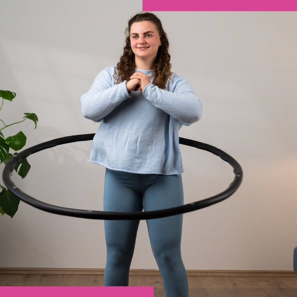 CURVY - Big Size Hula-Hoop - Schwarz - Hulla Milla