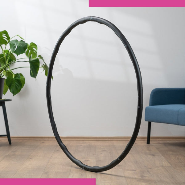 CURVY - Big Size Hula-Hoop - Schwarz - Hulla Milla