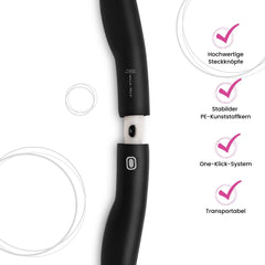 CURVY - Big Size Hula-Hoop - Schwarz - Hulla Milla