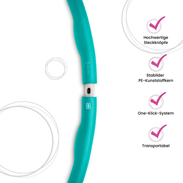 CURVY - Big Size Hula-Hoop - Türkis - Hulla Milla